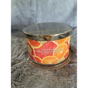 Homeworx 4 wick candle Mandarin Pink Grapefruit  New In Box